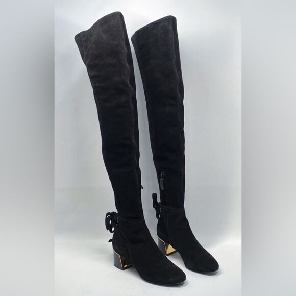 Tory Burch Over-The-Knee Ankle-Tie Boot size 5 - Picture 2 of 11